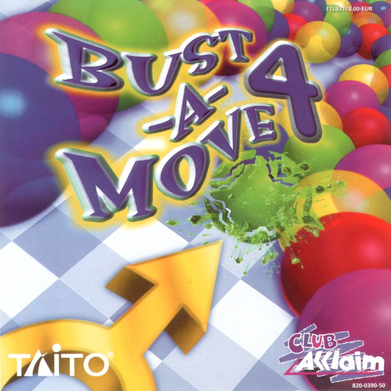 Bust-A-Move 4 box art for Sega Dreamcast